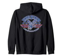 Lynyrd Skynyrd Dyin Breed Logo Bandiera degli Stati Uniti, Gruppo Rock Classico Anni '70 Felpa con Cappuccio