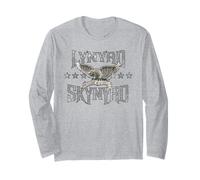 Lynyrd Skynyrd EST 1970 Eagle Retro Rock Biker Band Festival Maglia a Manica