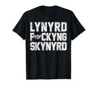 Lynyrd Skynyrd F Kyng Epic Southern Band Classic Logo Rock Maglietta