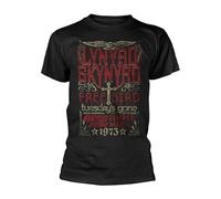 Lynyrd Skynyrd Free Bird 1973 - Maglietta da uomo, colore: Nero, nero, M
