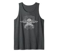 Lynyrd Skynyrd Guns Skull Wings Classic Rock Retro Anni '70 Biker Canotta