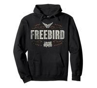 Lynyrd Skynyrd Logo Free Bird Lyrics Classic Rock Anni '70 retrò Felpa con Cappuccio