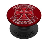 Lynyrd Skynyrd Nation Logo Vintage anni '70 Biker Classic Rock PopSockets PopGrip Adesivo