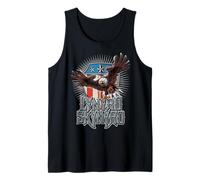 Lynyrd Skynyrd Pick Em Up Eagle Free Bird Rock Stars Stripes Canotta