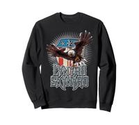 Lynyrd Skynyrd Pick em Up Eagle Free Bird Stars Stripes Rock Felpa