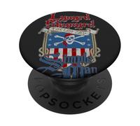 Lynyrd Skynyrd Simple Man Cruise Bandiera USA Pirate Rock Classic PopSockets PopGrip Adesivo