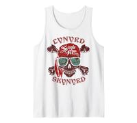 Lynyrd Skynyrd Skull Crossbones Simple Man Pirate Retro Rock Canotta