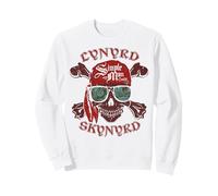 Lynyrd Skynyrd Skull Crossbones Simple Man Pirate Retro Rock Felpa