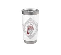 Lynyrd Skynyrd Skull Paisley Simple Man Pirate Rock Vintage Bicchiere termico in acciaio inox doppia parete