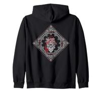 Lynyrd Skynyrd Skull Paisley Simple Man Pirate Rock Vintage Felpa con Cappuccio