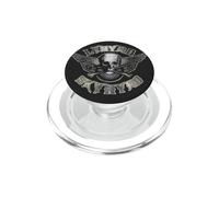 Lynyrd Skynyrd Skull Wings Silver Redneck Rock Vintage Biker PopSockets PopGrip per MagSafe