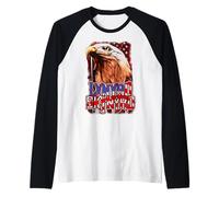 Lynyrd Skynyrd Southern Rock Eagle Logo Anni '70 Regali Vintage Maglia con Maniche Raglan