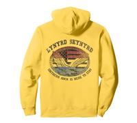 Lynyrd Skynyrd Southern Rock Here To Stay Biker Bandiera USA Logo Felpa con Cappuccio