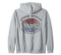 Lynyrd Skynyrd Southern Rock Here To Stay Biker Bandiera USA Logo Felpa con Cappuccio
