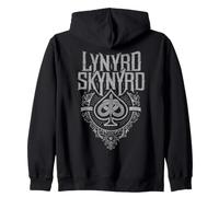 Lynyrd Skynyrd Spade - Carte da Gioco con Logo Vintage Anni '70 Felpa con Cappuccio