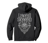 Lynyrd Skynyrd Spade - Carte da Gioco con Logo Vintage Anni '70 Felpa con Cappuccio