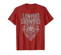 Lynyrd Skynyrd Spade - Carte da Gioco con Logo Vintage Anni '70 Maglietta