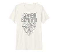 Lynyrd Skynyrd Spade - Carte da Gioco con Logo Vintage Anni '70 Maglietta Premium