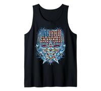 Lynyrd Skynyrd Steer Bandiera USA Southern Rock Retro Anni '80 Canotta