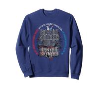 Lynyrd Skynyrd Supporto Classico Southern Rock Biker Anni '70 Regali Felpa