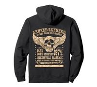 Lynyrd Skynyrd Sweet Home Alabama 74 Rock Festival anni '70 Biker Felpa con Cappuccio