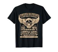 Lynyrd Skynyrd Sweet Home Alabama 74 Rock Festival anni '70 Biker Maglietta