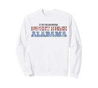 Lynyrd Skynyrd Sweet Home Alabama Stars Stripes Rock Bandiera degli Stati Uniti Felpa