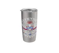 Lynyrd Skynyrd Uomo semplice Southern Rock N Roll Biker Vintage Bicchiere termico in acciaio inox doppia parete