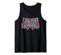 Lynyrd Skynyrd Vintage Logo Rock Biker Bandiera USA Southern Canotta