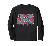 Lynyrd Skynyrd Vintage Logo Rock Biker Bandiera USA Southern Maglia a Manica