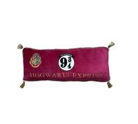 LYO Cuscino rettangolare Harry Potter ricamato con logo Piattaforma 9 3/4, materiale ultra morbido, confortevole e piacevole da stringere, decorazione, alta qualità, dimensioni: 60 x 20 cm