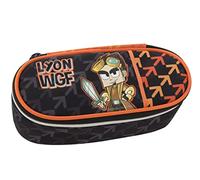 Lyon Gamer Astuccio Ovale - Tasca interna, divisorio con elastici, zip - Multicolore - 22x7x9,5 cm