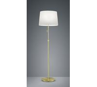 Lampade da terra LYON ottone satinato 409100308 paralume bianco