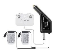 LYONGTECH Caricabatteria da Auto per DJI Mavic Air 2, Air 2S Drone, 12V 3 in 1 Caricatore,Ricarica 2 Batterie, Stazione di Ricarica Carica Batteria Accessori