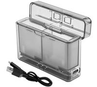 LYONGTECH Caricabatteria per GoPro HERO 12 11 10 9,Dual Battery Charger, Carica Batteria,Caricatore Hub,Accessori di Ricarica