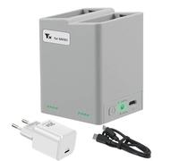 LYONGTECH Caricabatterie LED con USB-C 35W Caricatore per Drone DJI Mini 3 Pro,Mini 3,Stazione di Ricarica Carica Batteria Accessori