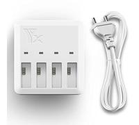 LYONGTECH Caricabatterie per DJI Ryze Tello/Tello EDU Drone, 4 in 1 Caricatore,Ricarica 4 Batterie, Stazione di Ricarica Carica Batteria Accessori
