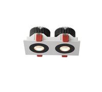 LYOUAE Faretti LED Incassati Soffitto 2 Luci Regolabili Plafoniera Interno