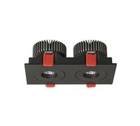 LYOUAE Faretti LED Incassati Soffitto 2 Luci Regolabili Plafoniera Interno