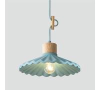 LYOUAE Lampada a sospensione Lampade a sospensione moderne in cemento Lampada a sospensione for isola cucina nordica Lampada da soffitto a sospensione industriale in cemento a 1 luce(Blue)