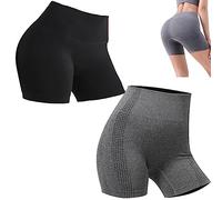 Lyoveu Shapermov Pantaloncini Modellanti agli Ioni, Pantaloncini Modellanti Donna Vita Alta, Mutande Modellanti Donna Pancia Piatta, Tummy Control Butt Lifting Yoga Gym Shorts