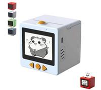 Lyoveu Sticker Box Printer Ai,ai Sticker Box Printer,smart-ai-voice,with 2.4" Display,Inkless Portable,mini For Offices And Schools(B)