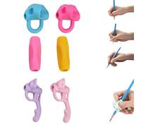 Lyoveu Textured Silicone Pencil Grips,impugna Facile Per Bambini,gommini Per Impugnatura Corretta,impugnatura Penna,Auxiliary Writing Handle,Writing Posture Correction Tool-A6pcs