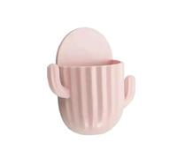 LYP-DEINEOMGS Mensola portaoggetti da Doccia con Ventosa da Parete, Organizer for Bagno, Senza Trapano, portaoggetti for Un Ordine ordinato(Pink)