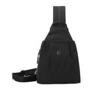 LYP-DEINEOMGS Mini borsa for pendolari, zaino impermeabile a 2 vie Oxford multiscomparto piccolo for le donne che viaggiano con antifurto(Black)