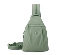 LYP-DEINEOMGS Mini borsa for pendolari, zaino impermeabile a 2 vie Oxford multiscomparto piccolo for le donne che viaggiano con antifurto(Mint green)
