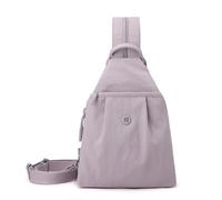 LYP-DEINEOMGS Mini borsa for pendolari, zaino impermeabile a 2 vie Oxford multiscomparto piccolo for le donne che viaggiano con antifurto(Lilac purple)