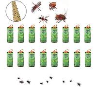 LYPER 16 trappole per mosche per interni ed esterni, trappole per mosche, zanzare e tarme, strisce adesive per interni 16