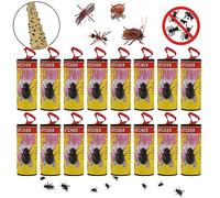 LYPER Papillon per strisce di carta, 16 rotoli di pacciamosche di alta qualità, contro mosche e tarme, strisce adesive per interni ed esterni