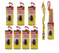 LYPER Papillon per strisce di carta, 8 rotoli di pacciamosche di alta qualità, contro mosche e tarme, strisce adesive per interni ed esterni